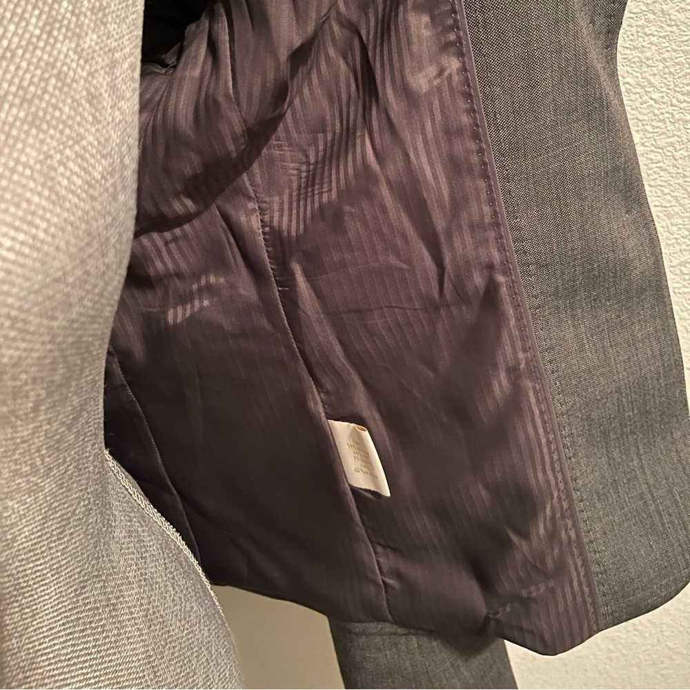Vintage The Limited Grey “Perfect Travel” Suit Blazer - Sz 4 - Picture 3 of 9